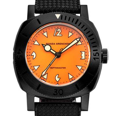 Depthmaster Black Pumpkin Watch 14131A01 - Nivada Grenchen