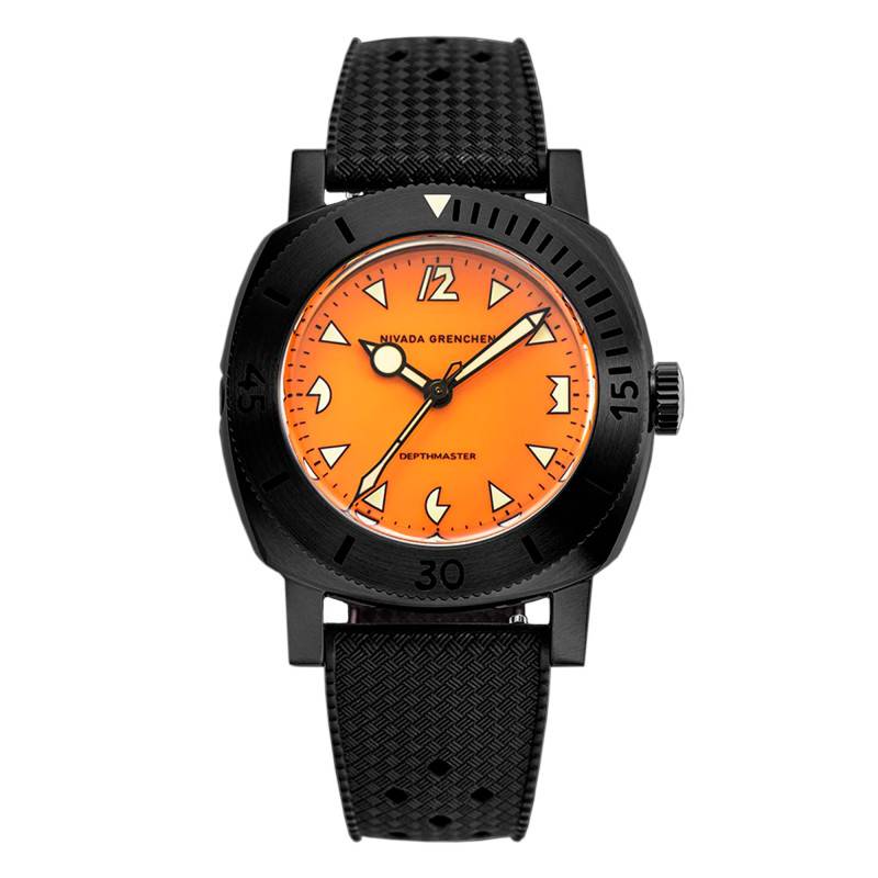 Depthmaster Black Pumpkin Watch 14131A01 - Nivada Grenchen