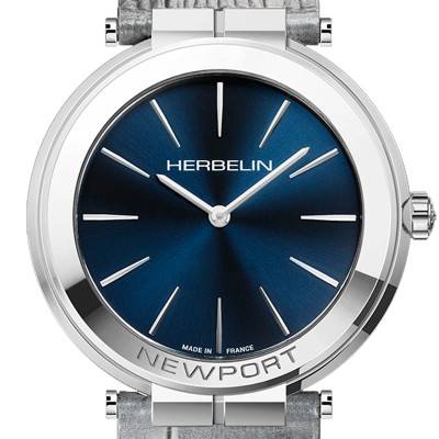 Montre Newport Slim 19522AP15S - Herbelin