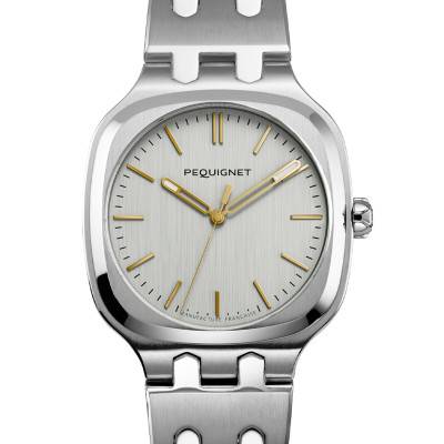 Concorde Silver 750/1000 Gold Index 30mm Watch 9042333 - Pequignet
