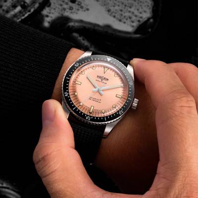 Montre Skindiver Nautique Salmon 660170B87 - Vulcain