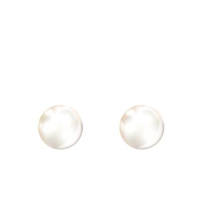 750/1000 Yellow Gold & Cultured Pearl Earrings - Emanessence