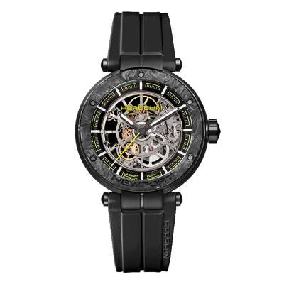 Montre Newport Carbon Titane Squelette 1888SQCTN14CA - Herbelin
