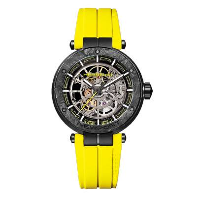 Montre Newport Carbon Titane Squelette 1888SSQCTN14CY - Herbelin