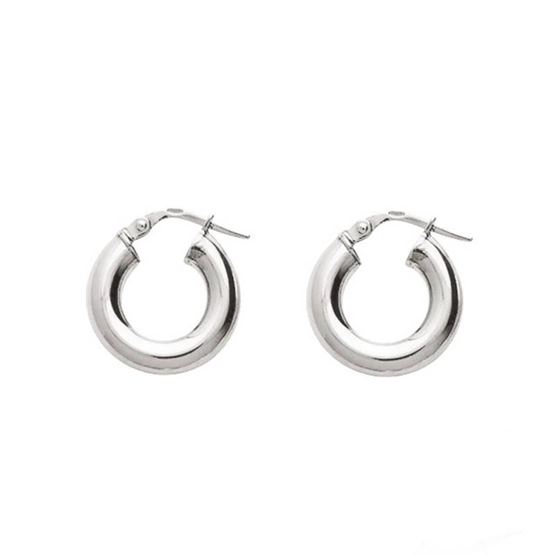 Silver Hoop Earrings, 8 mm to 25 mm Diameter - Emanessence