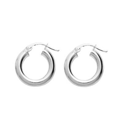 Silver Hoop Earrings, 8 mm to 25 mm Diameter - Emanessence