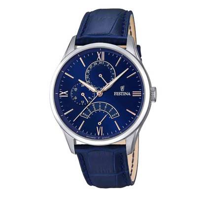 Men's Midnight Blue Retro Watch F16823/3 - Festina