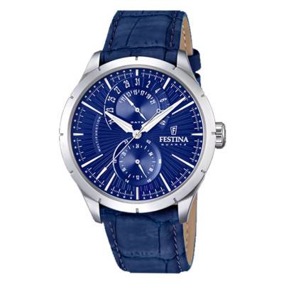 Montre Retro Cuir Bleu F16573/7 - Festina