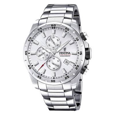Montre Chrono Sport acier gris F20463/1 - Festina