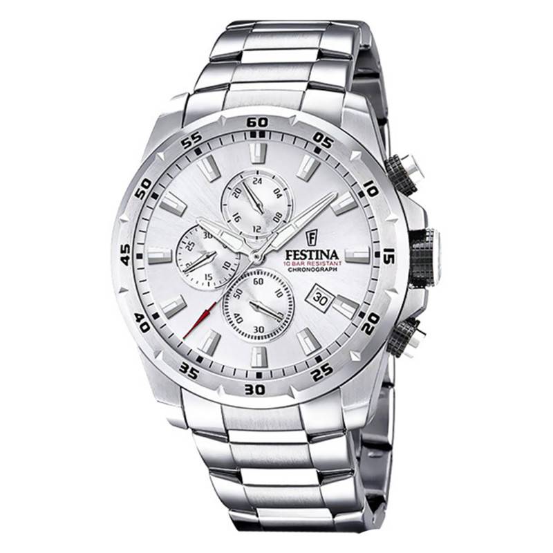 Gray Steel Chrono Sport F20463/1 Watch - Festina