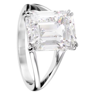 Bague Cocktail Stilla Métal Rhodié & Cristal Blanc - 5697984 - Swarovski