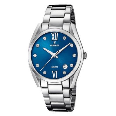 Boyfriend Blue Dial Watch F16790/C - Festina