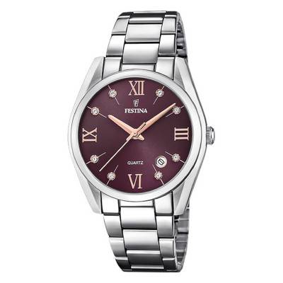 Boyfriend Burgundy Watch F16790/E - Festina