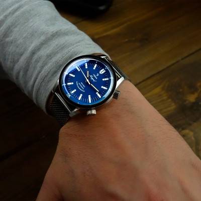 Montre Navygraf Supercompressor Bleue YNAV24SC-G - Yema