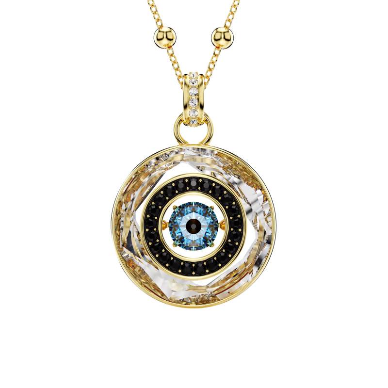 Gold-Tone Metal & Colored Crystals Symbolica Necklace, Length 45 cm to 52 cm - 5692166 - Swarovski