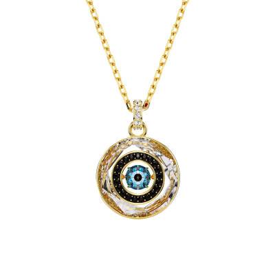 Collier Symbolica Métal Doré & Cristaux Colorés, Longueur 38 à 45 cm - 5692169 - Swarovski