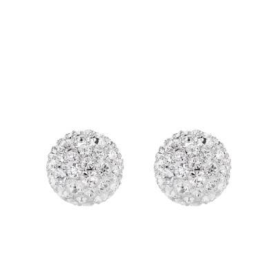 Boucles d'oreilles Dextera Métal Rhodié & Cristaux Blancs - 5700290 - Swarovski