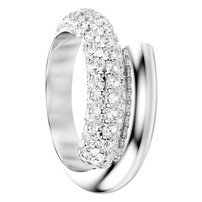 Swarovski Dextera Rhodium-Plated Metal & White Crystals Ring - 5695938 - Swarovski