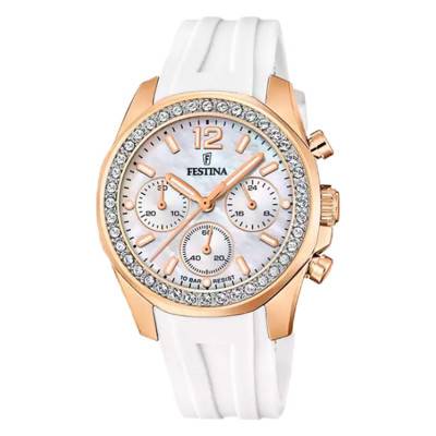 White Boyfriend Rainbow F20611/1 Watch - Festina