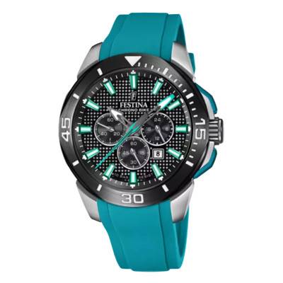 Green Chrono Bike Watch - F20642/3 - Festina