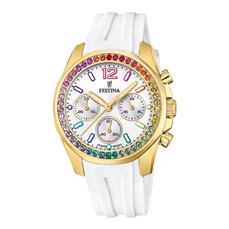 White Boyfriend Watch F20650/2 - Festina