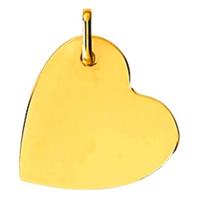375 Yellow Gold Heart Pendant - Lucas Lucor
