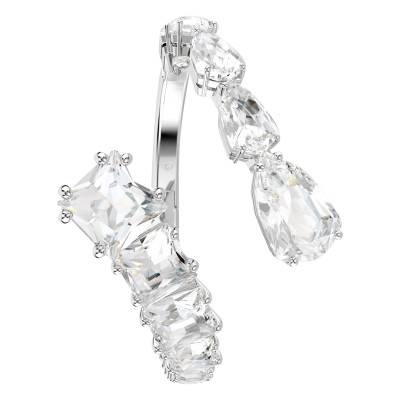 Bracelet Matrix Métal Rhodié & Cristaux Blancs, Longueurs 15,20 cm ou 16,10 cm - 5701898 - Swarovski