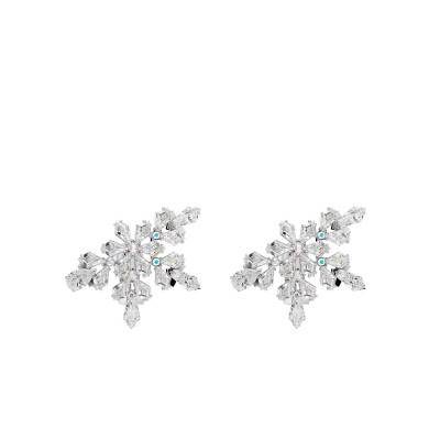 Boucles d'oreilles Idyllia Métal Rhodié & Cristaux Blancs - 5692635 - Swarovski