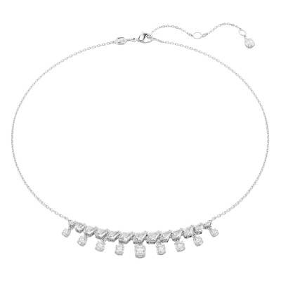 Collier Idyllia Métal Rhodié & Cristaux Blancs, Longueur 38 à 42 cm - 5692637 - Swarovski