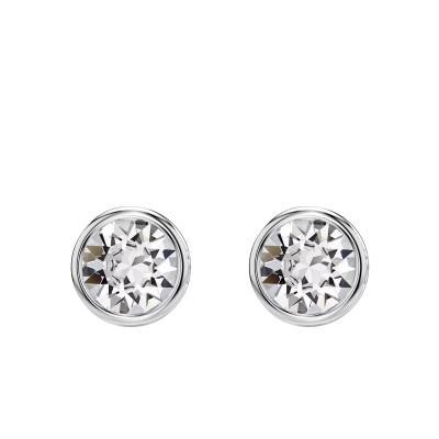 Boucles d'oreilles Imber Métal Rhodié & Cristaux Blancs - 5696073 - Swarovski