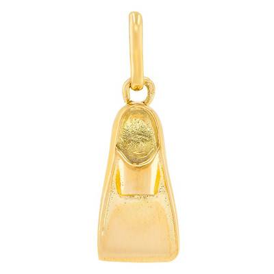 Yellow Gold 375 or 750 Palm Pendant - Lucas Lucor
