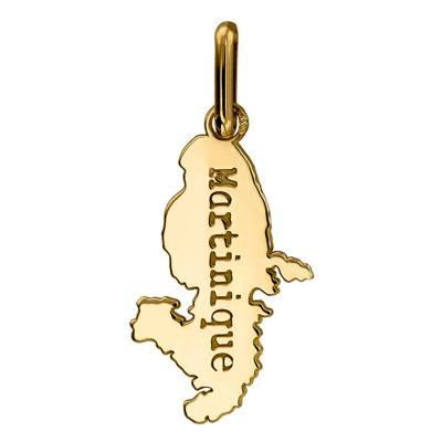 375/1000 or 750/1000 Yellow Gold Martinique PM Pendant - Lucas Lucor