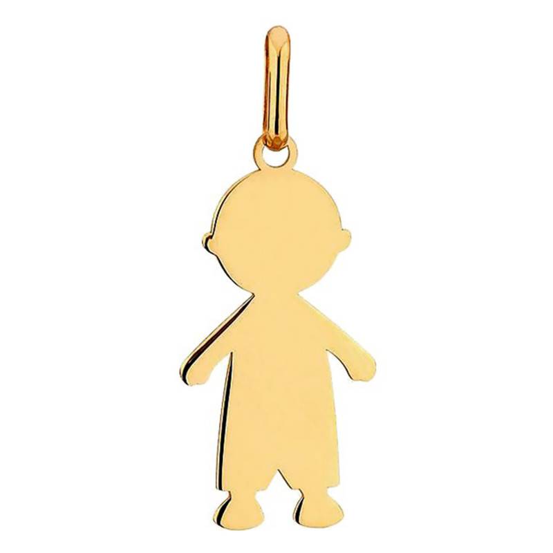 750/1000 Yellow Gold Little Boy Silhouette Pendant - Lucas Lucor - Lucas Lucor