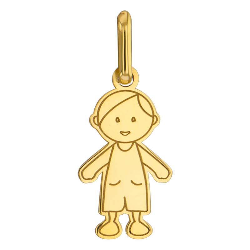 18K Yellow Gold Little Boy PM Pendant - Lucas Lucor