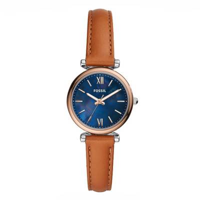 Montre Carlie Mini Cuir Marron ES4701 - Fossil