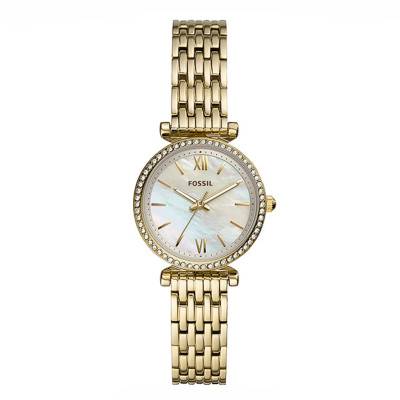 Yellow Steel Carlie Mini Watch ES4735 - Fossil