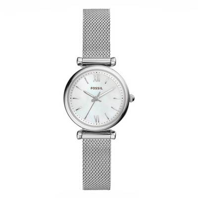 Silver Stainless Steel Carlie Mini Watch ES4432 - Fossil