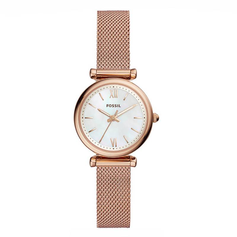 Montre Carlie Mini Acier Or Rose ES4433 - Fossil