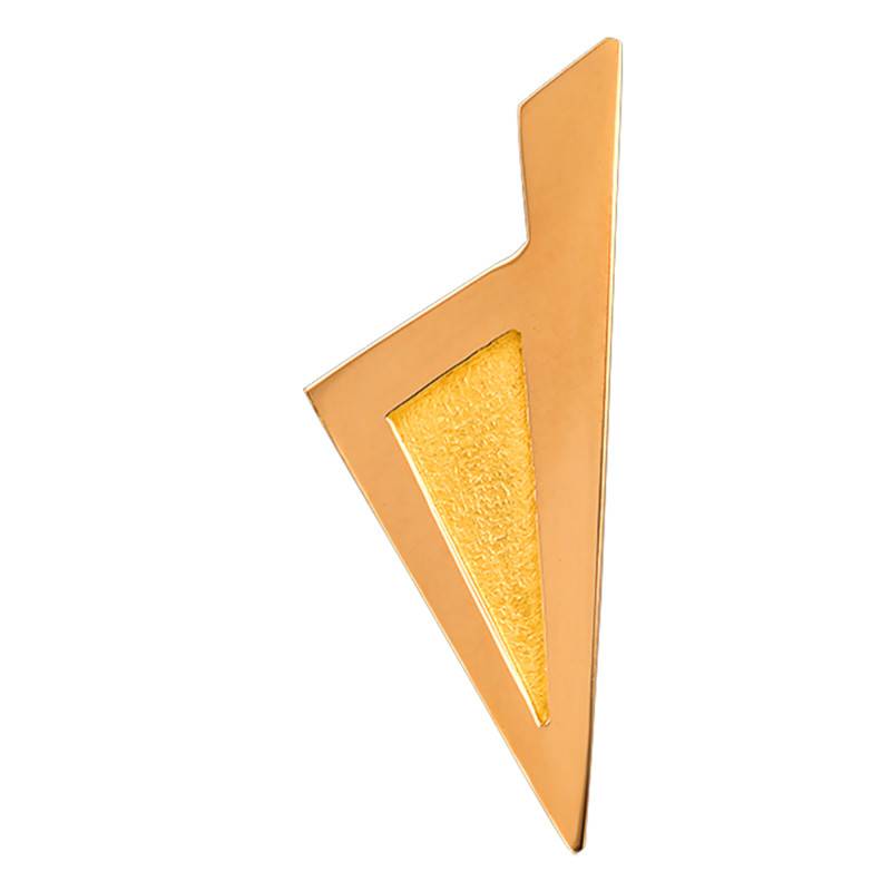 Solid Corsica 750/1000 Yellow Gold Pendant - Lucas Lucor