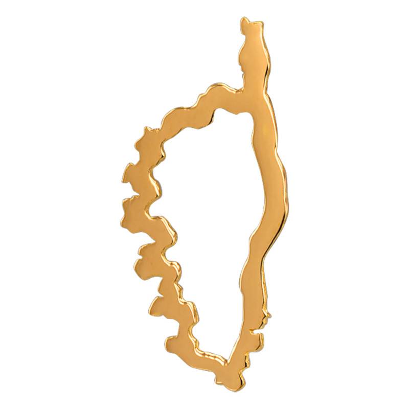 375 Yellow Gold Open-Work Corsica Pendant - Lucas Lucor