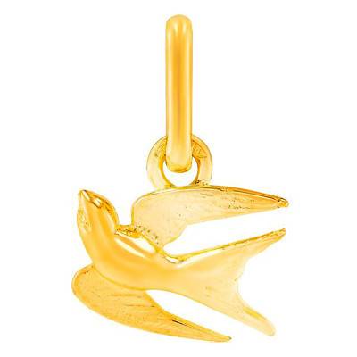 375 or 750 Yellow Gold Swallow Pendant - Lucas Lucor - Lucas Lucor