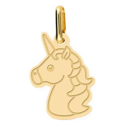 Yellow Gold Unicorn Pendant - Lucas Lucor