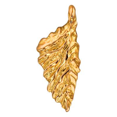 750 Yellow Gold Corsica Relief Pendant - Lucas Lucor