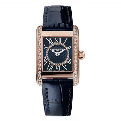 Classics Square Ladies Rose Gold-Tone Stainless Steel Watch FC-200NMCDCD14 - Frédérique Constant