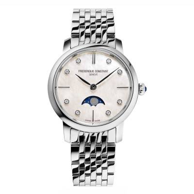 Slimline Ladies Moonphase FC-206MPWD1S6B wall clock - Frédérique Constant