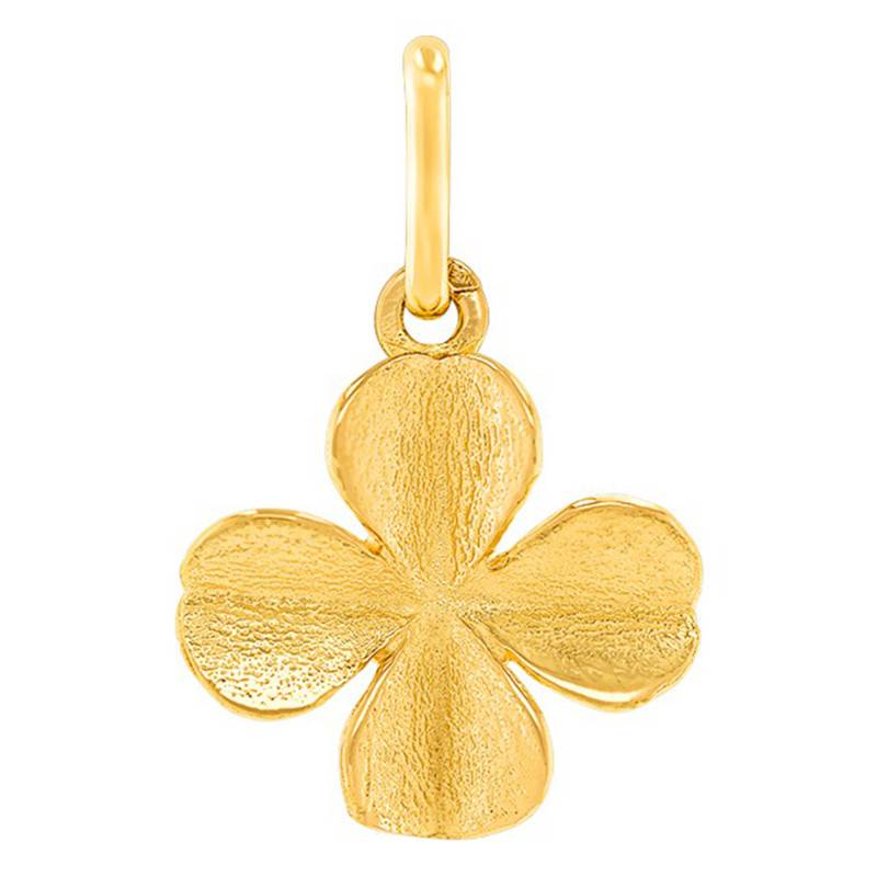 375/1000 or 750/1000 Yellow Gold Four-Leaf Clover Pendant - Lucas Lucor