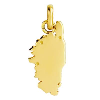 750 Yellow Gold Corsica Landmark Points Pendant - Lucas Lucor