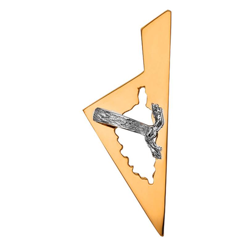 Corsica Bandana Two-Tone 750 Gold Pendant - Lucas Lucor