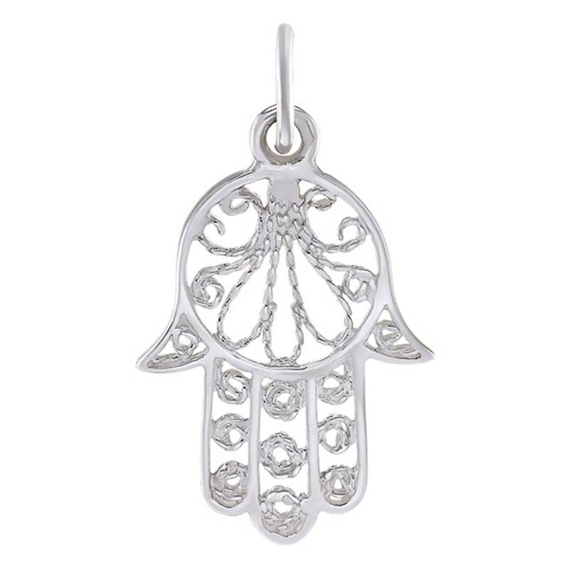 925 Silver Hamsa Hand Pendant - Artemis