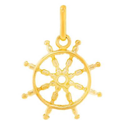 Yellow Gold 375 or 750 Helm Pendant - Lucas Lucor